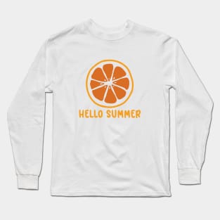 Hello summer Long Sleeve T-Shirt